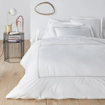 La Redoute Palace Plain 100% Cotton Percale 200 Thread Count Duvet Cover