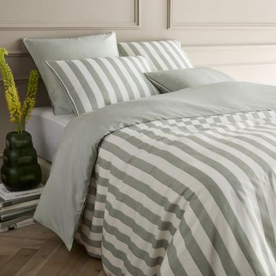 La Redoute Bleuenna Striped Organic Cotton & Lyocell Duvet Cover
