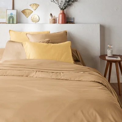 La Redoute Scenario Plain 100% Washed Cotton Duvet Cover