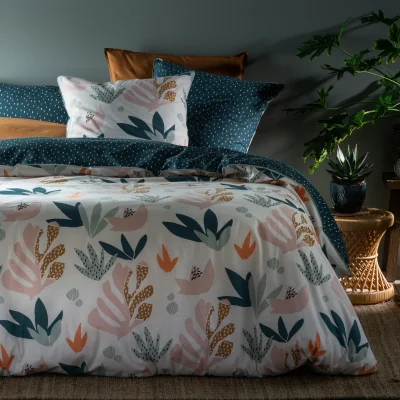 La Redoute Maranhao Floral 100% Cotton Duvet Cover