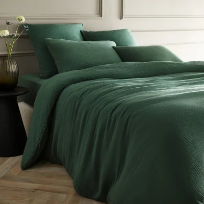 La Redoute Yafa 100% Organic Cotton Muslin 200 Thread Count Duvet Cover