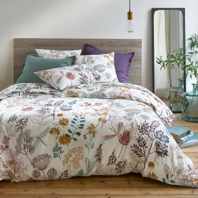 La Redoute Botanique Floral 100% Cotton Percale Duvet Cover