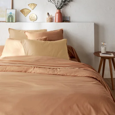 La Redoute Scenario Plain 100% Washed Cotton Duvet Cover