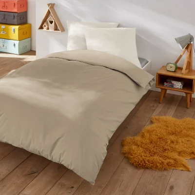 La Redoute Scenario Plain Polycotton Duvet Cover