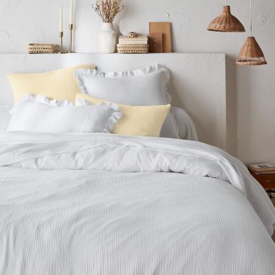 La Redoute Kumla Plain 100% Cotton Muslin Duvet Cover