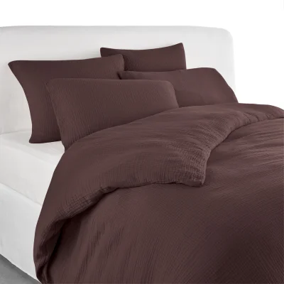 La Redoute Yafa 100% Organic Cotton Muslin 200 Thread Count Duvet Cover