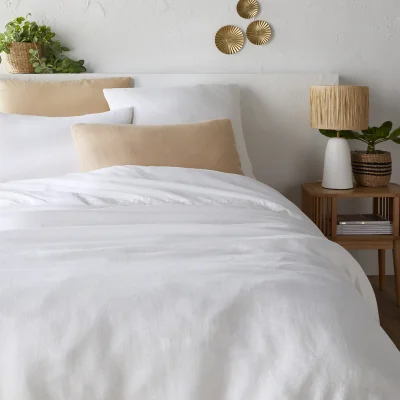 La Redoute Annaba Two-Sided Washed Linen & Cotton Duvet Cover