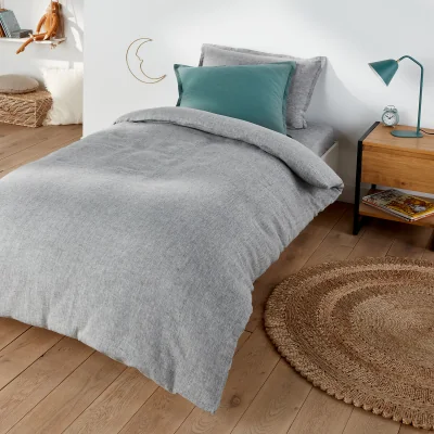 La Redoute Linot Plain 100% Washed Linen Duvet Cover