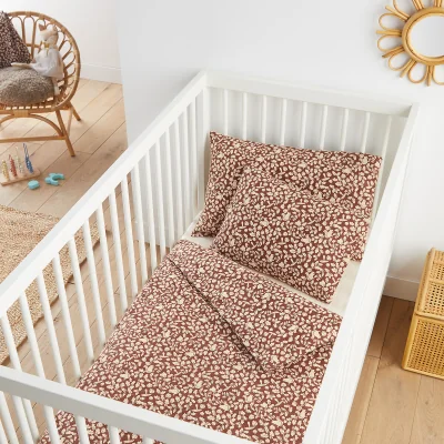 La Redoute Noisette 100% Washed Cotton Toddler Duvet Cover