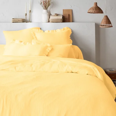 La Redoute Kumla Plain Cotton Muslin Duvet Cover