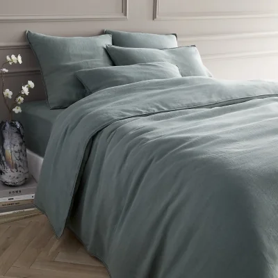 La Redoute Helm 100% Washed Hemp Duvet Cover