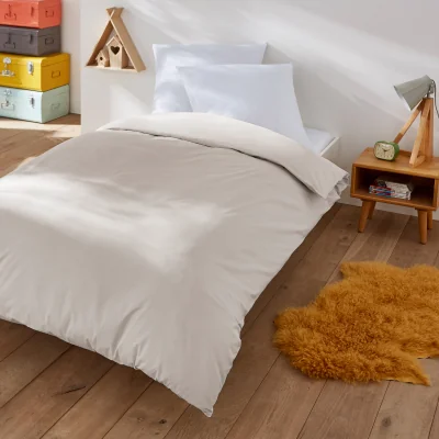 La Redoute Scenario Plain Polycotton Duvet Cover