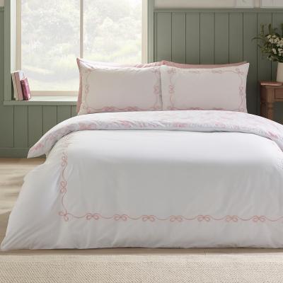 La Redoute Bow Embroidery Duvet Cover Set