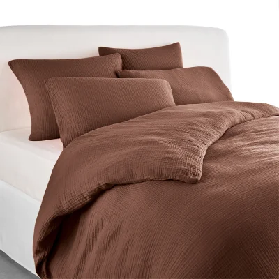 La Redoute Yafa 100% Organic Cotton Muslin 200 Thread Count Duvet Cover