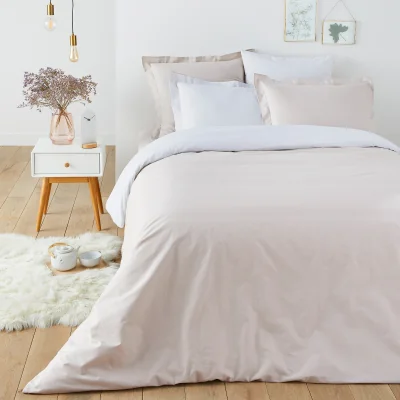 La Redoute Scenario Reversible 100% Cotton Duvet Cover