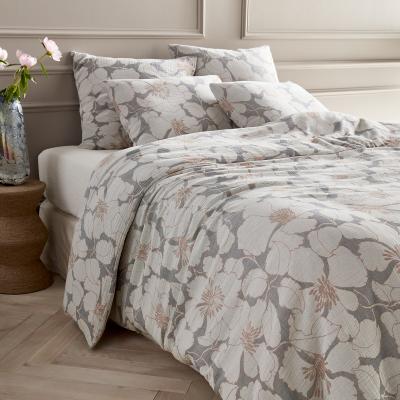 La Redoute Tamia Floral 100% Organic Cotton Double Muslin 350 Thread Count Duvet Cover