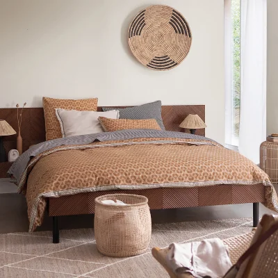 La Redoute Nairobi Graphic 100% Cotton Percale 200 Thread Count Duvet Cover