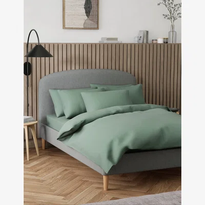 Marks & Spencer M&S Collection Comfortably Cool Lyocell Rich Duvet Cover - 5FT - Sage, Light Grey,Powder Blue,Cream,White,Dark Grey,Teal,Sage,Blush Pink