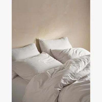 Marks & Spencer Bedfolk Pure Cotton Washed Duvet Cover Beige
