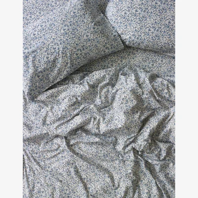 Marks & Spencer Piglet In Bed Pure Cotton Mini Meadow Duvet Cover Blue Mix