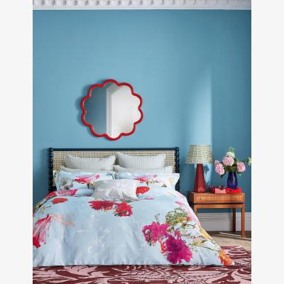 Marks & Spencer Ted Baker Pure Cotton Floating Floral Duvet Cover - 6FT - Multi, Multi
