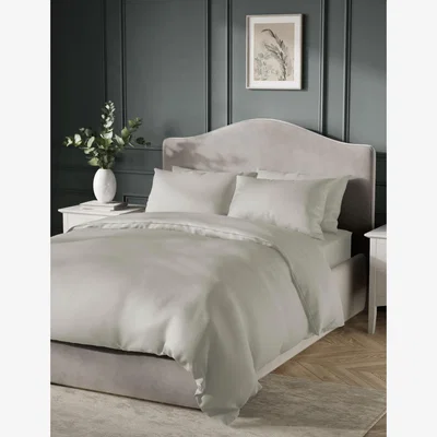 Marks & Spencer M&S Egyptian Cotton Sateen 400 Thread Count Duvet Cover - 5FT - Pearl Grey, Pearl Grey,Ash Grey,Teal,Light Cream,Duck Egg,Sage