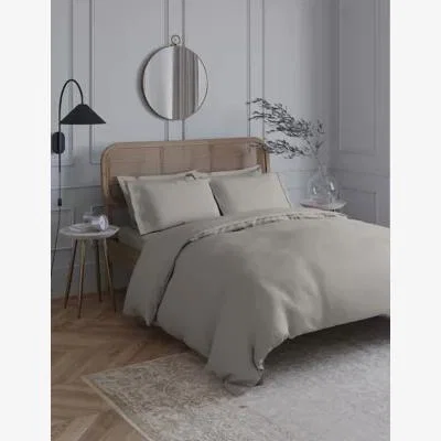 Marks & Spencer M&S Egyptian Cotton 230 Thread Count Duvet Cover - DBL - Silver Grey, Dusted Pink,Ice White,Khaki,Blue/Green,Air Force Blue,Dusted Mauve,Silver Grey,Midnight Navy,Cream,Slate Blue,Mink,Light Duck Egg,Light Wedgewood