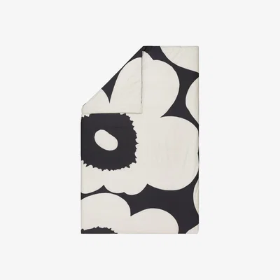 Made in Design Iso Unikko duvet cover 240 x 220 cm textile black / Cotton - Marimekko