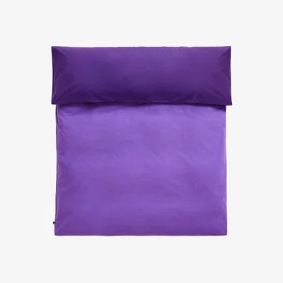 Made in Design Duo duvet cover 240 x 220 cm textile purple / Oeko-tex cotton - Hay