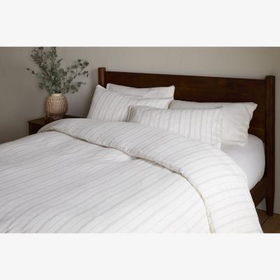 Nkuku nkuku Anta Hemp & Cotton Duvet Cover | Textiles | Sage Green | Super King