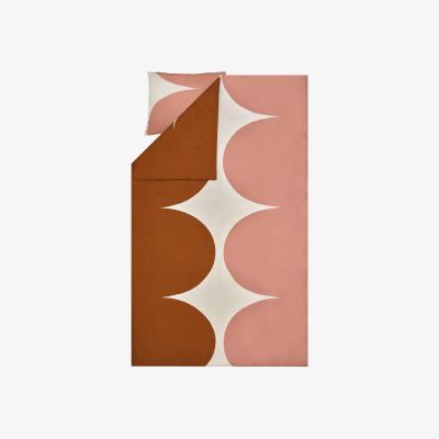 Nordic Nest Marimekko Härkä duvet cover 150x210 cm White-brown- rose