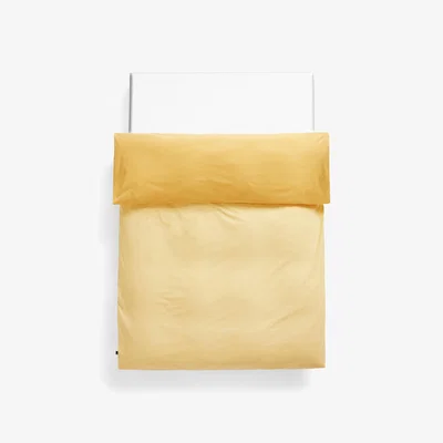 Nordic Nest HAY Duo duvet cover 220x220 cm Golden yellow