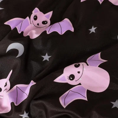 The Range OHS Bat Print Duvet Cover Set - Black / Single