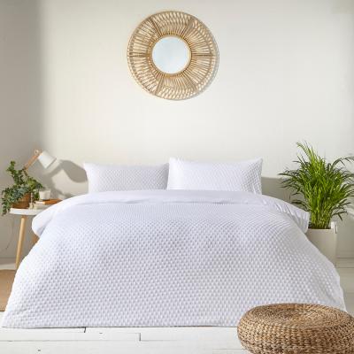 The Range Polka Tuft Duvet Cover Set - White / Double