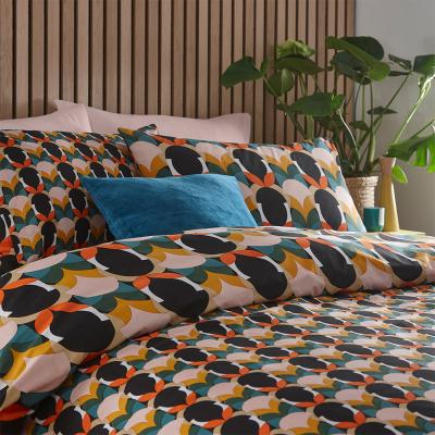 The Range Raeya Art Deco Duvet Cover Set - Multicolour / Superking