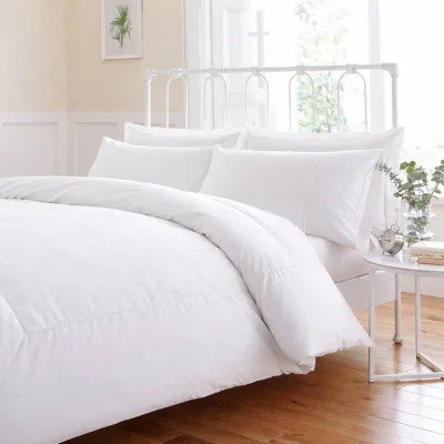 The Range Martex Embroidered Duvet Cover Set - White / King