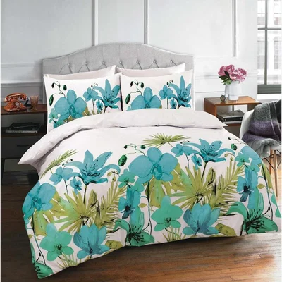 The Range Lily Duvet Cover Set - Teal / Single