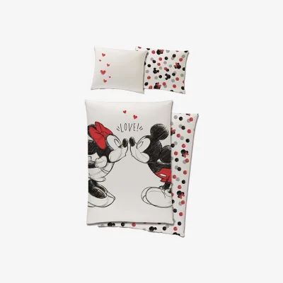 The Range Mickey Mouse Love Single Duvet Cover Set - Multicoloured