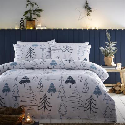 The Range Scandi Trees Duvet Cover Set - White