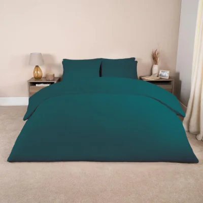 The Range OHS Teddy Fleece Duvet Cover Set - Teal / 33cm / 2.22kg