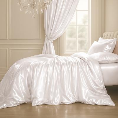 The Range Silk Duvet Cover - White / Super King