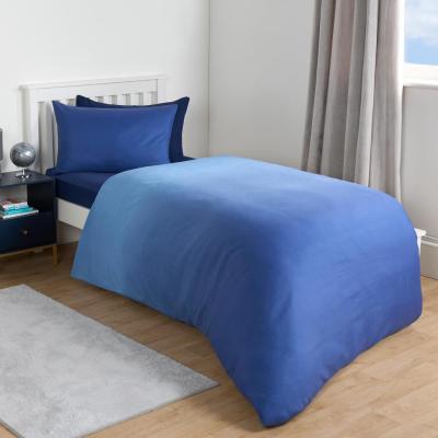 The Range Reversible Ombre Duvet Cover Set - Navy Blue / Single
