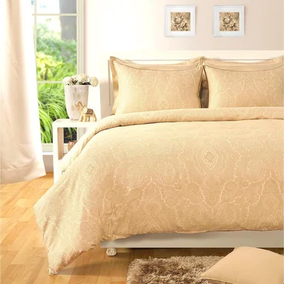 The Range Duvet Cover Sets Paisley Printed - Caramel / King
