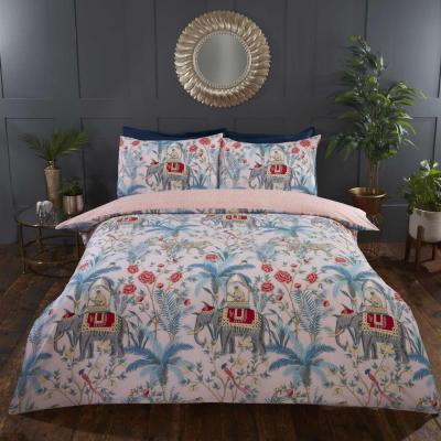 The Range Jungle Expedition Reversible Duvet Cover - Pink