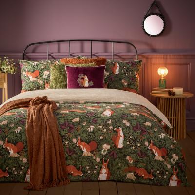 The Range Pineberry Woodland Duvet Cover Set - Multicoloured