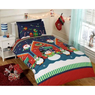 The Range Santa's Grotto Duvet Cover Sets - Red