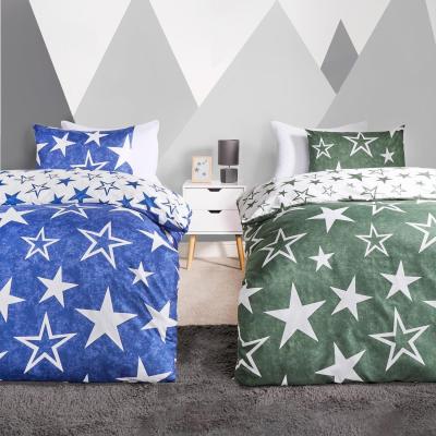 The Range Twin Pack Of Star Duvet Cover Set - Green / Single