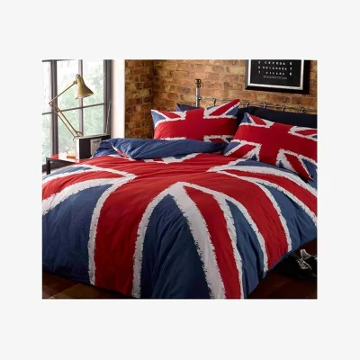 The Range Catherine Lansfield Union Jack Duvet Cover Set - Red/White/Blue