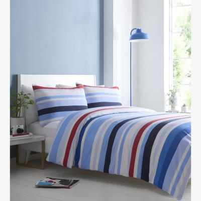 The Range Simply Stripes Duvet Cover Set - Blue / King