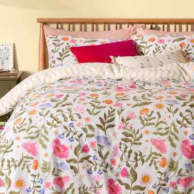 The Range Summer Solstice Reversible Duvet Cover Set - Multi / Double